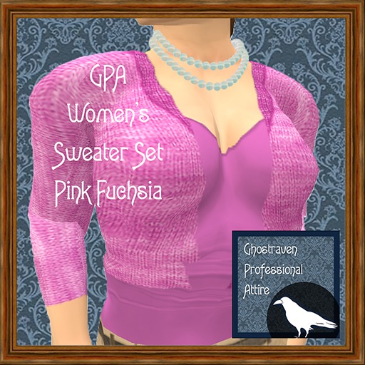 GPA Women's Sweater Set - Pink Fuchsia