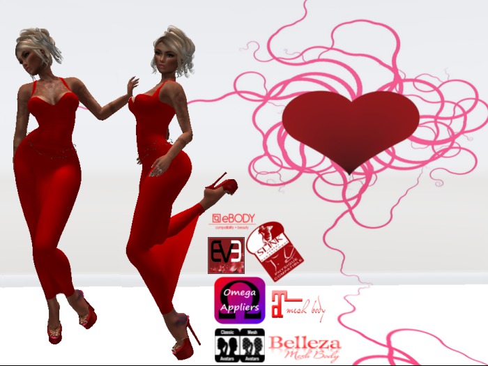 *MF* Simple Red Dress