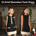 s ariel sleeveless tunic dress black ad