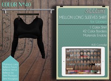  Addams "Mellon" Long Sleeves Shirt - Mesh for Maitreya, Slink, Belleza #40