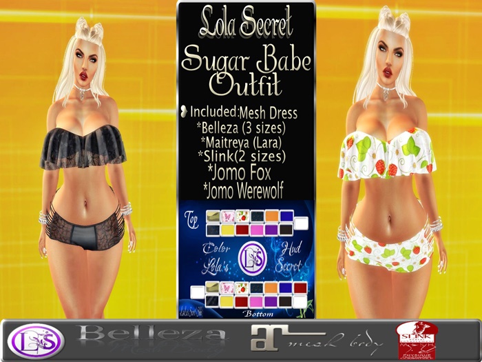 .~LS~SUGAR BABE OUTFIT COLOR HUD