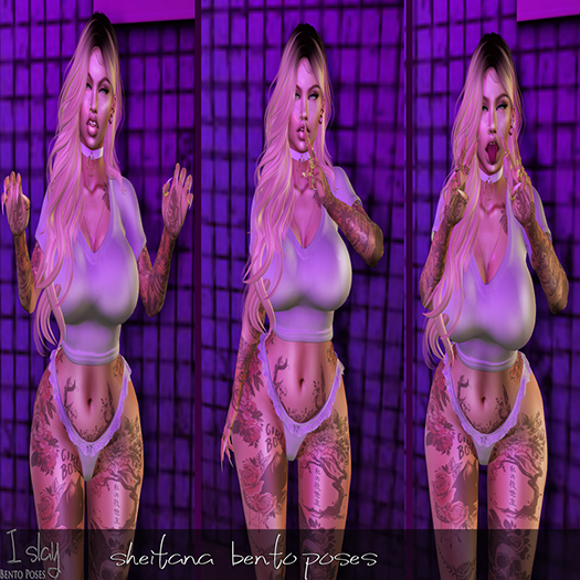 Islay sheitana bento poses