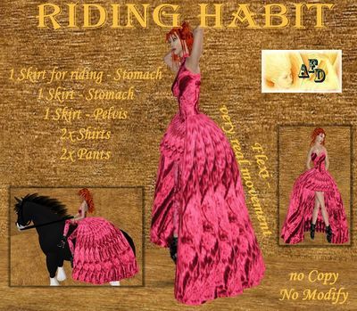 **AFD** Riding Habit ->darkpink