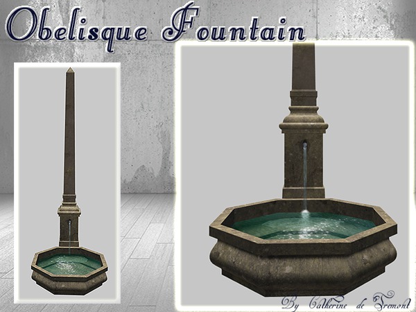 "CdT" Obelisque Fountain