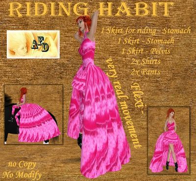 **AFD** Riding Habit ->pink