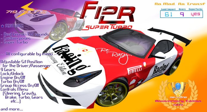 ⚡719 Racing - F12R ST Anniversary Edition 2017