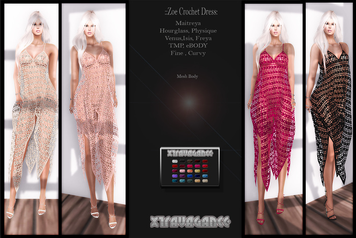 ::XT:: - Zoe Crochet Dress DEMO
