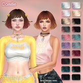 /Wasabi Pills/ Camille Mesh Hair - Lunar Ombre