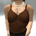 Gpa women's tank top brown cocoa 512