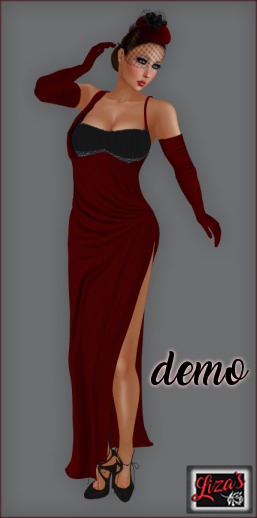 Liza's* Helen black-red DEMO
