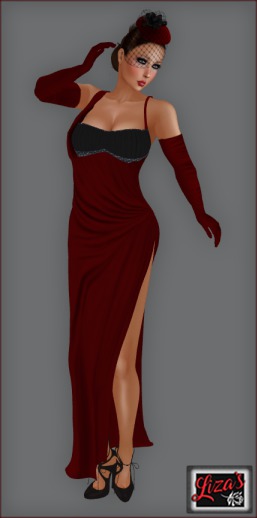Liza's* Helen black-red