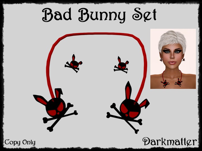 Bad Bunny Jewelry Set