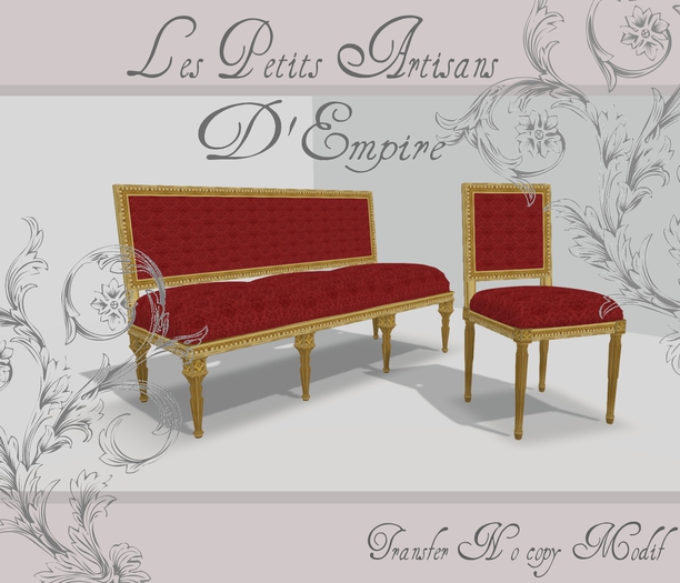 Louis XVI Giltwood Chair // Rouge de Pologne