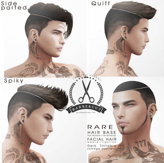 Tableau Vivant \\ Barbercut - Sideparted - Reds