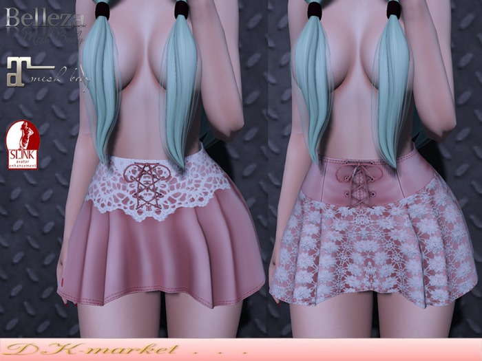 DK:: HIGH SKIRT TWO MODELS - MAITREYA SLINK BELLEZA