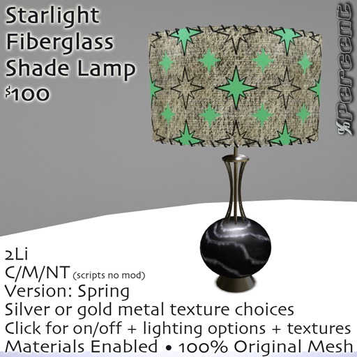 %Starlight Lamp (Spring *MESH* Delivery Box