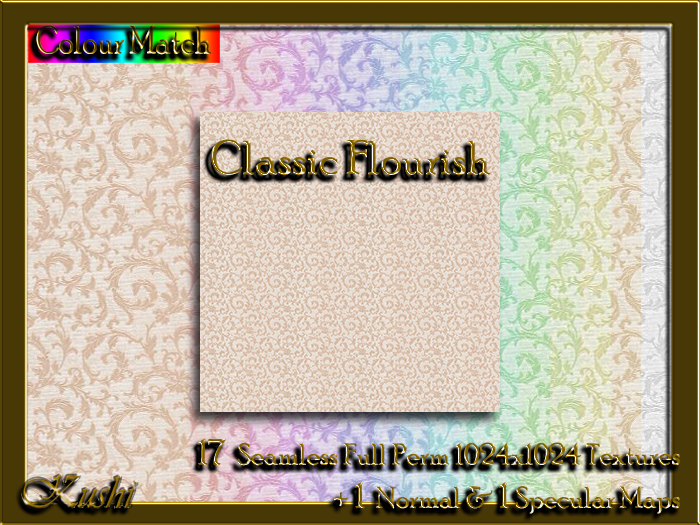 !Kushi! ClassicFlourish Textures -WEAR TO UNPACK