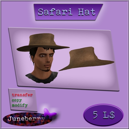 Juneberry - Safari Hat