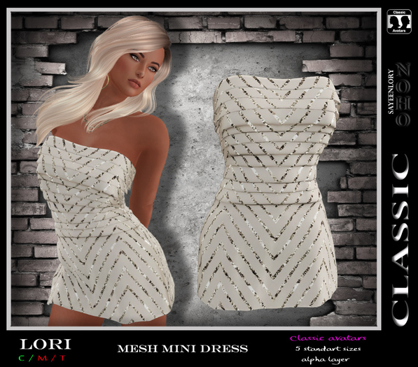 [NOHO] Lori Mesh mini dress (classic) invory
