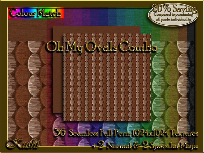 !Kushi! OhMyOvalsCOMBO Textures -WEAR TO UNPACK