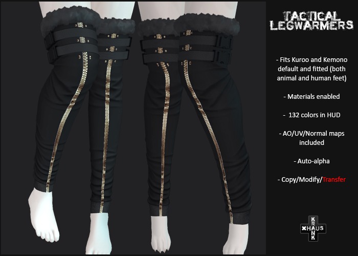 krankhaus - Kuroo & Kemono - Tactical Legwarmers