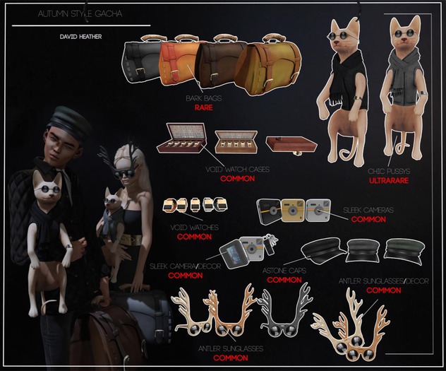 -David Heather-Bark Bag/Black RARE