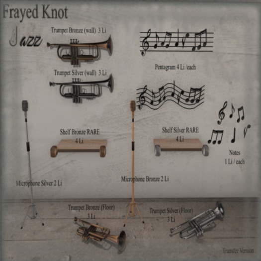 Frayed Knot Microphone Shelf Silver RARE