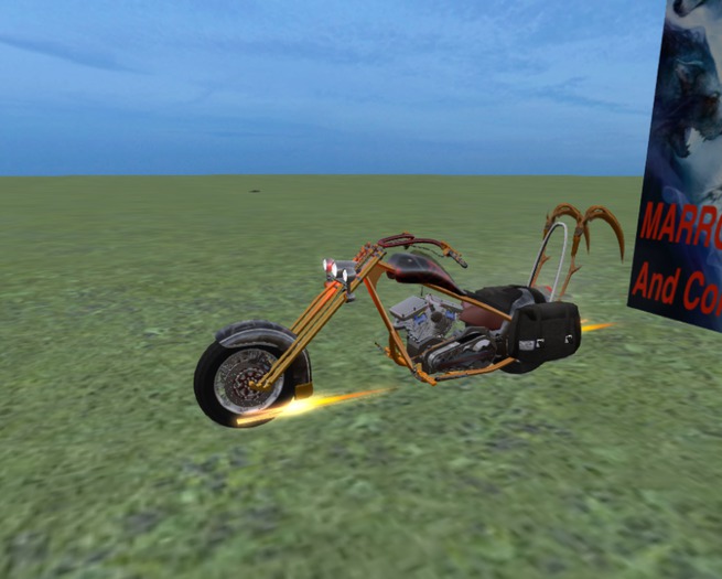 Marrok Motors HD  Reapers Flame Chopper  Boxed