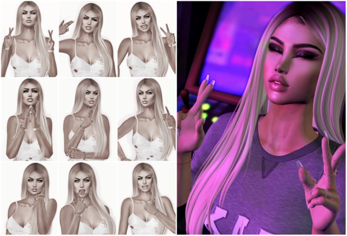 +Kiss Me Poses+ Bento Emotion Pose MEGA PACK Hud (Do Not Rez)