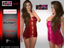 Brunsen! Lilianne Sexy Dress Maitreya wHUD Driven Latex Colors