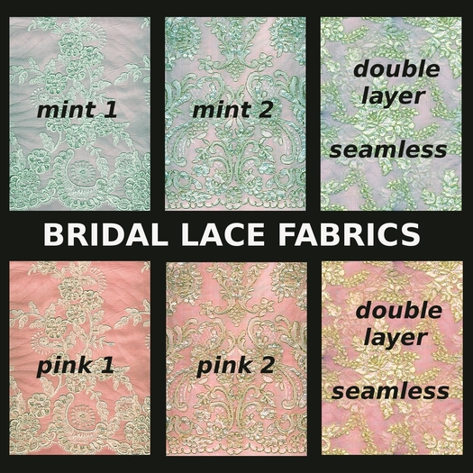 Bridal lace fabrics - texture pack  