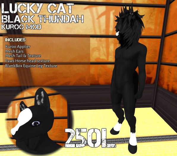 LUCKY CAT : Black Thundah Kuroo Mod