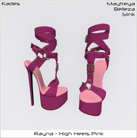 Kades - Rayna - High Heels Pink