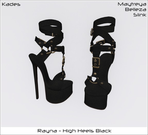 Kades - Rayna - High Heels Black