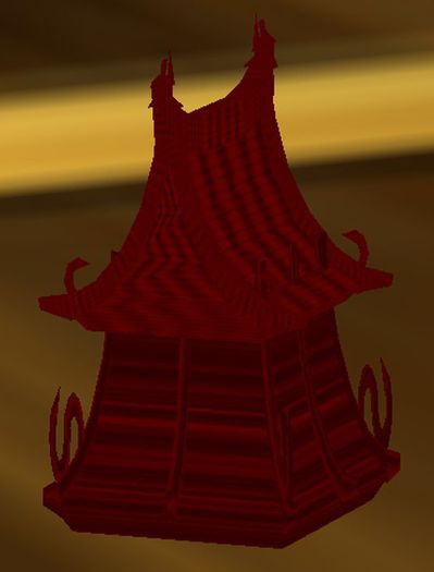 Tiny Prim Traditional Chinese Style Glazed Roof