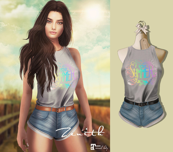 =Zenith=summer beach wear (Blue) -Maitreya