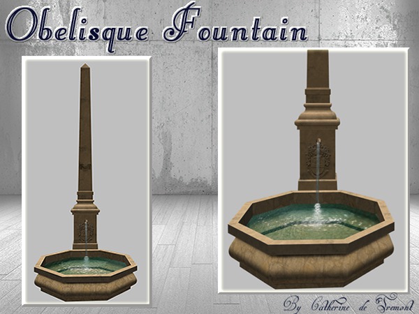 "CdT" Obelisque Fountain 2