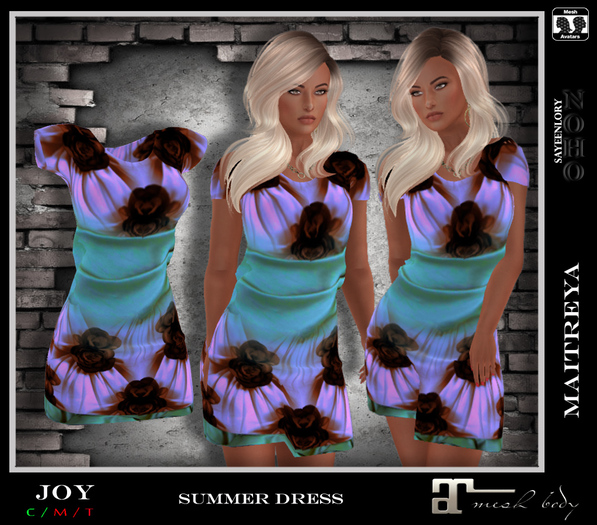 [NOHO] Joy Mesh Dress [Maitreya box] - lila