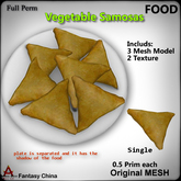 Full Perm Vegetable Samosas