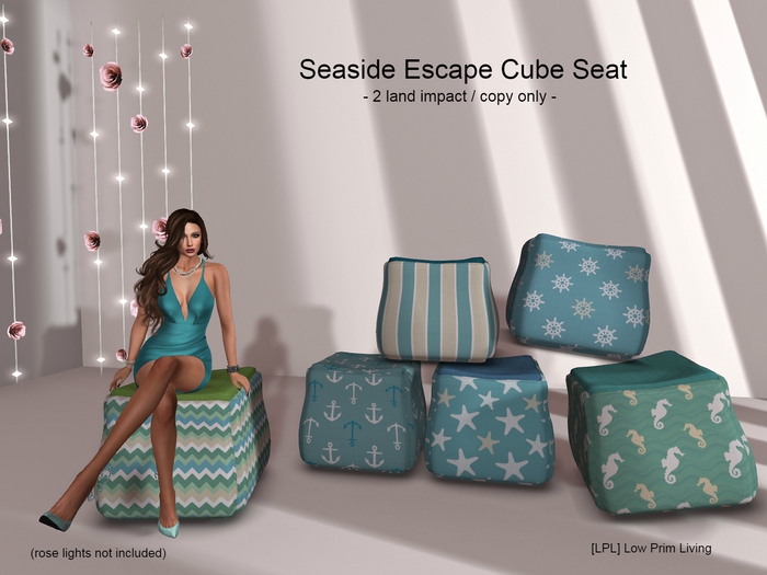 [LPL] Seaside Escape Cube Seat  (boxed)