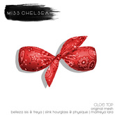 .miss chelsea. Cloe Top Red