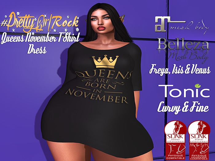 #PGR Queens November T-Shirt Dress