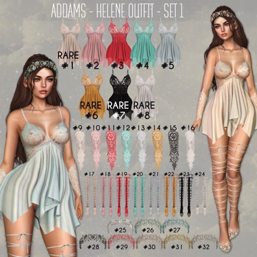 #8 - Addams // Helene Babydoll // Maitreya - RARE