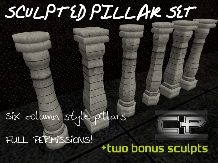Sculpted Columns / Pilars full perm set