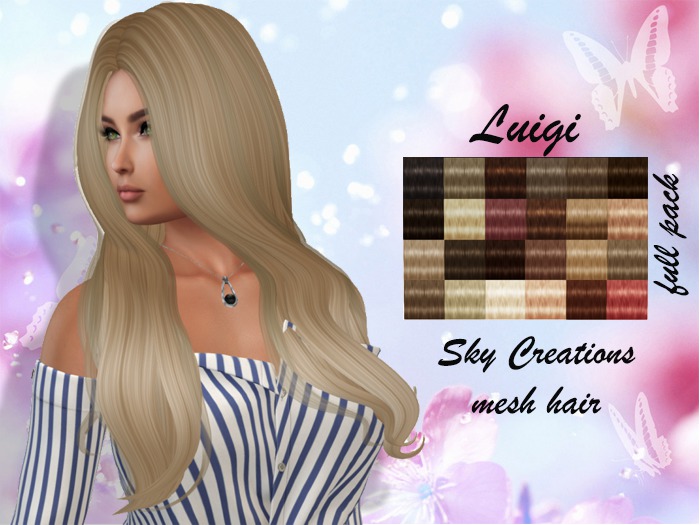 SC  Luigi Mesh Hair