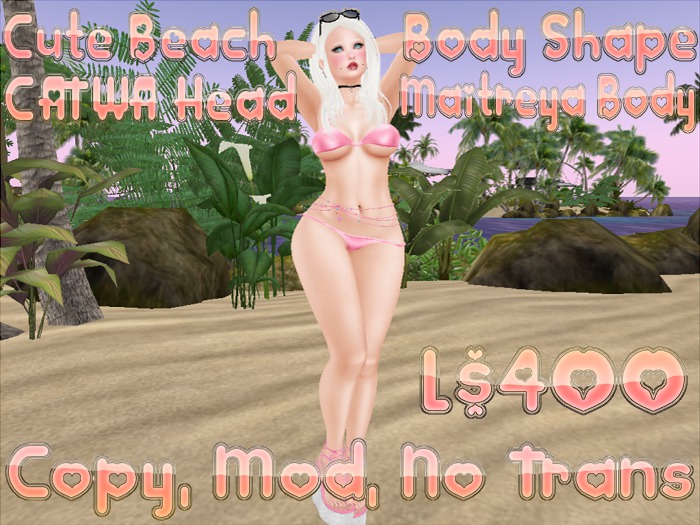 {P❀C} Cute Beach Body Shape