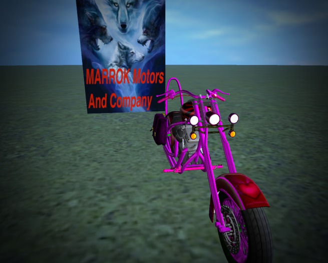 Marrok Motors HD Valentine Chopper Boxed
