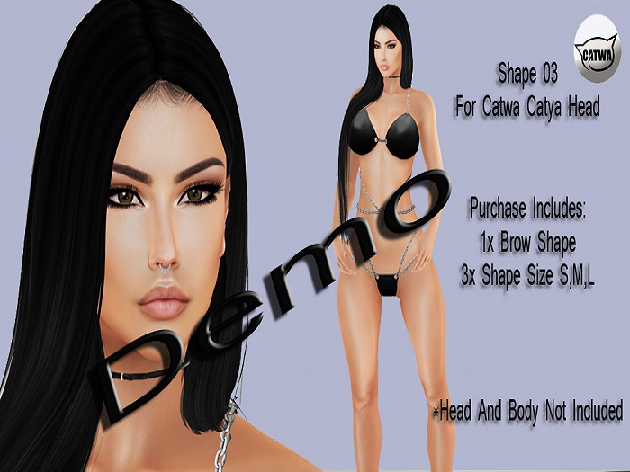 CATYA CATWA Bento Head Shape 03 for -Belleza&Mait.Body DEMO