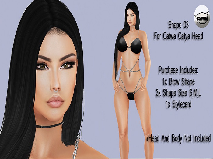 CATYA CATWA Bento Head Shape 03 for -Belleza&Mait.Body