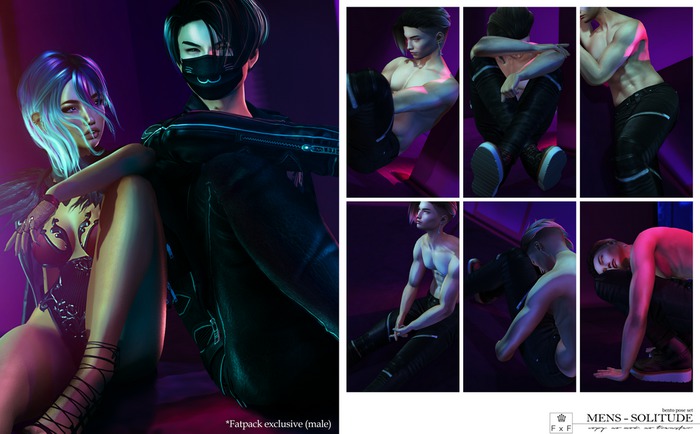 FOXCITY. Mens - Solitude Bento Pose Set (Boxed HUD. Wear me)